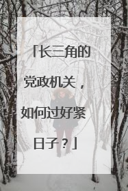 长三角的党政机关，如何过好紧日子？