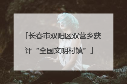 长春市双阳区双营乡获评“全国文明村镇”