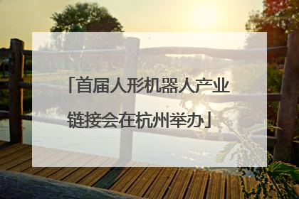 首届人形机器人产业链接会在杭州举办