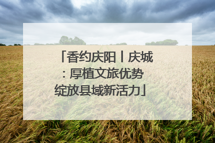 香约庆阳丨庆城：厚植文旅优势 绽放县域新活力