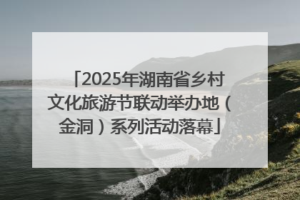 2025年湖南省乡村文化旅游节联动举办地（金洞）系列活动落幕