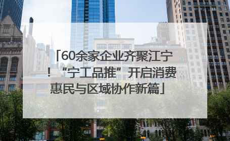 60余家企业齐聚江宁！“宁工品推”开启消费惠民与区域协作新篇