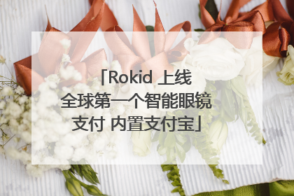 Rokid 上线全球第一个智能眼镜支付 内置支付宝